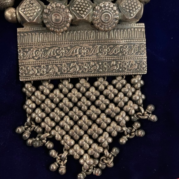 Antique silver necklace - Picture 3 of 11